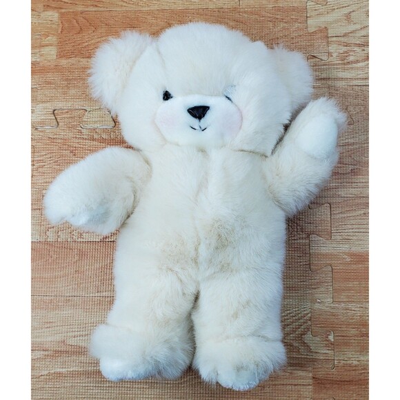 Brad Bear 24K Polar Puff Special Effects 13" Plush Stuffed Animal 1986 - Picture 1 of 6